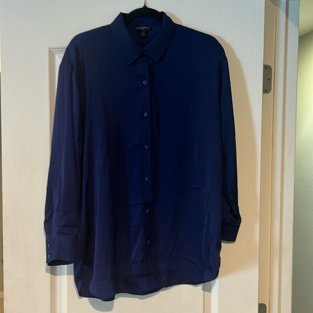 Banana republic silky button down